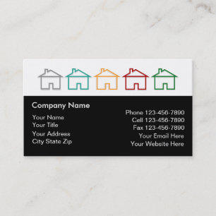 Cartes de visite pour l'immobilier