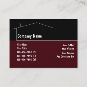 Cartes de visite pour l'immobilier