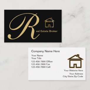 Cartes de visite pour l'immobilier