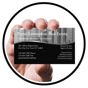 Cartes de visite pour l'immobilier commercial