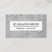 Cartes de visite pour l'isolation (Devant)