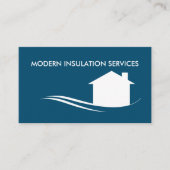 Cartes de visite pour l'isolation de maison de con (Devant)
