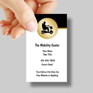 Cartes de visite pour magasin de scooters de mobil