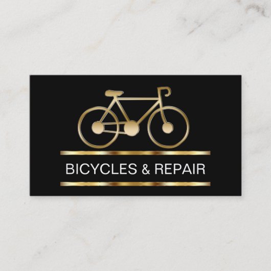 Cartes de visite pour magasin de vélos (Devant)