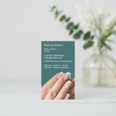 Cartes de visite pour Manucure d'Ongles (Debout devant)
