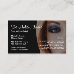 Cartes de visite pour maquilleurs