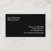 Cartes de visite pour maquilleurs (Dos)