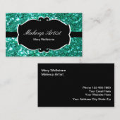 Cartes de visite pour maquilleurs (Devant / Derrière)