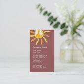 Cartes de visite pour massage (Debout devant)