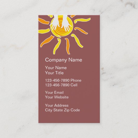 Cartes de visite pour massage (Devant)
