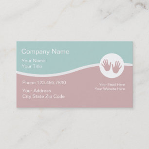 Cartes de visite pour massage