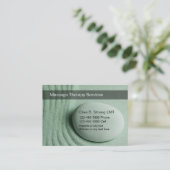 Cartes de visite pour massage (Debout devant)