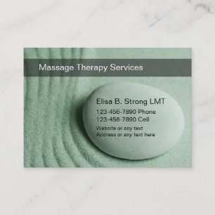 Cartes de visite pour massage