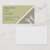 Cartes de visite pour massage (Devant / Derrière)