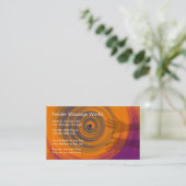 Cartes de visite pour massage (Debout devant)