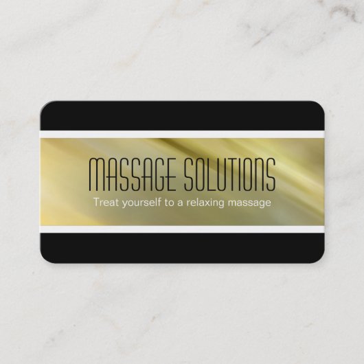 Cartes de visite pour massage (Devant)