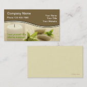 Cartes de visite pour massage (Devant / Derrière)