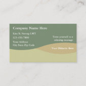 Cartes de visite pour massage (Devant)