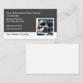 Cartes de visite pour mécanicien de services de ré (Devant / Derrière)