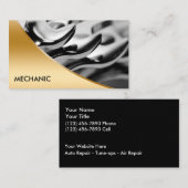 Cartes de visite pour mécaniciens (Devant / Derrière)