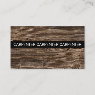 Cartes de visite pour menuisier sympa