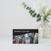 Cartes de visite pour moto (Debout devant)
