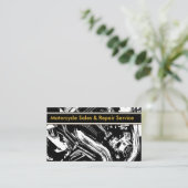 Cartes de visite pour moto (Debout devant)