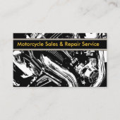 Cartes de visite pour moto (Devant)