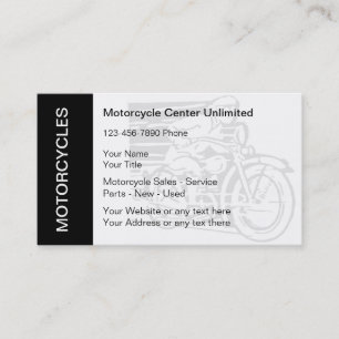 Cartes de visite pour motos
