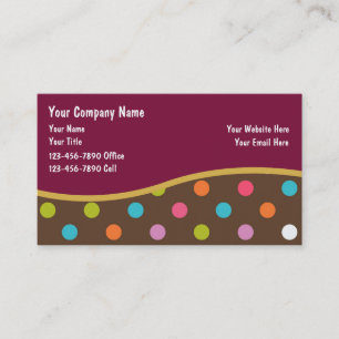 Cartes de visite pour organisateur de fêtes