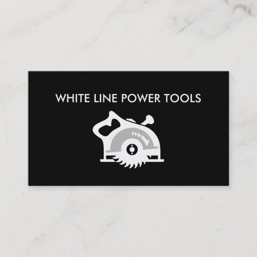Cartes de visite pour outils électriques (Devant)