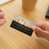 Cartes de visite pour pasteur de l'église Three Cr