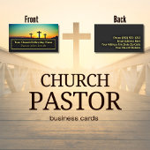 Cartes de visite pour pasteurs de l'église Three C