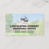 Cartes de visite Pour Paysage Avec Photo (Devant)