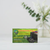 Cartes de visite pour paysagistes (Debout devant)