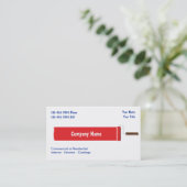 Cartes de visite pour peintre (Debout devant)