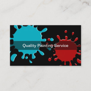 Cartes de visite pour peintre