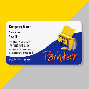 Cartes de visite pour peintre