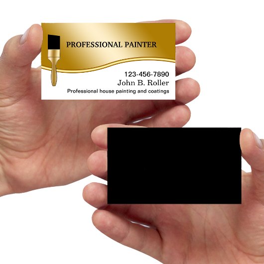 Cartes de visite pour peintre