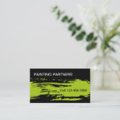 Cartes de visite pour peintre (Debout devant)