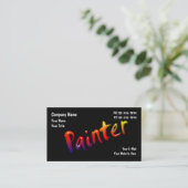 Cartes de visite pour peintre (Debout devant)