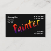 Cartes de visite pour peintre (Devant)