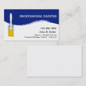 Cartes de visite pour peintre (Devant / Derrière)