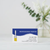 Cartes de visite pour peintre (Debout devant)