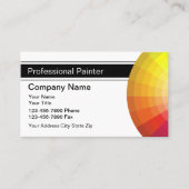 Cartes de visite pour peintre (Devant)
