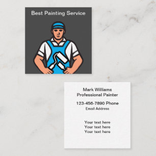 Cartes de visite pour peintre en bâtiment Cool