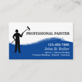 Cartes de visite pour peintre professionnel (Devant)