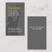 Cartes de visite pour peintre professionnel (Devant / Derrière)