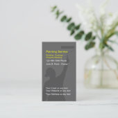 Cartes de visite pour peintre professionnel (Debout devant)