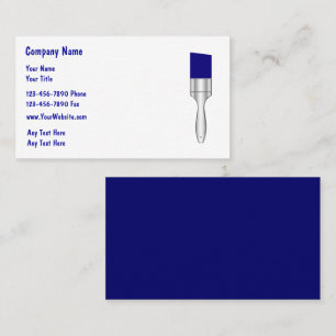Cartes de visite pour peintre simple